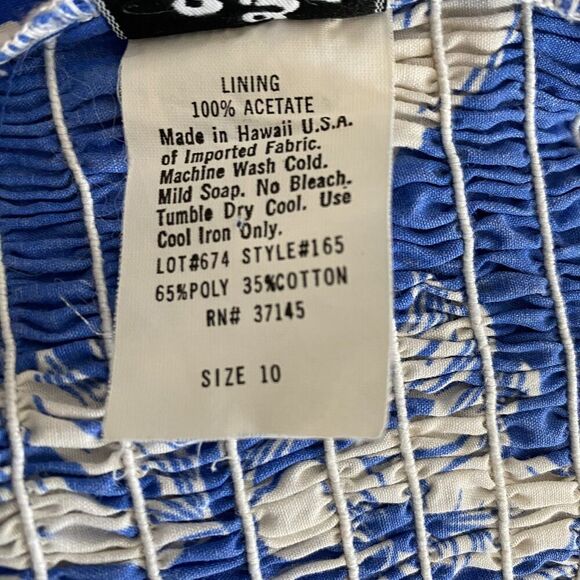 Hilo Hattie Romper Womens 10 Floral Hawaiian Adjustable Straps Built In Bra - Picture 9 of 9